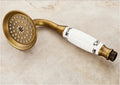 DecorBites™ Antique Brass Shower Set with 3-Way Diverter and Handshower