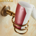 DecorBites™ Hair Dryer Rack Holder Stand Shelf Bathroom Accessories