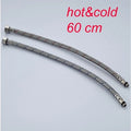 DecorBites™ 60cm Stainless Steel Plumbing Hose for Hot and Cold Water