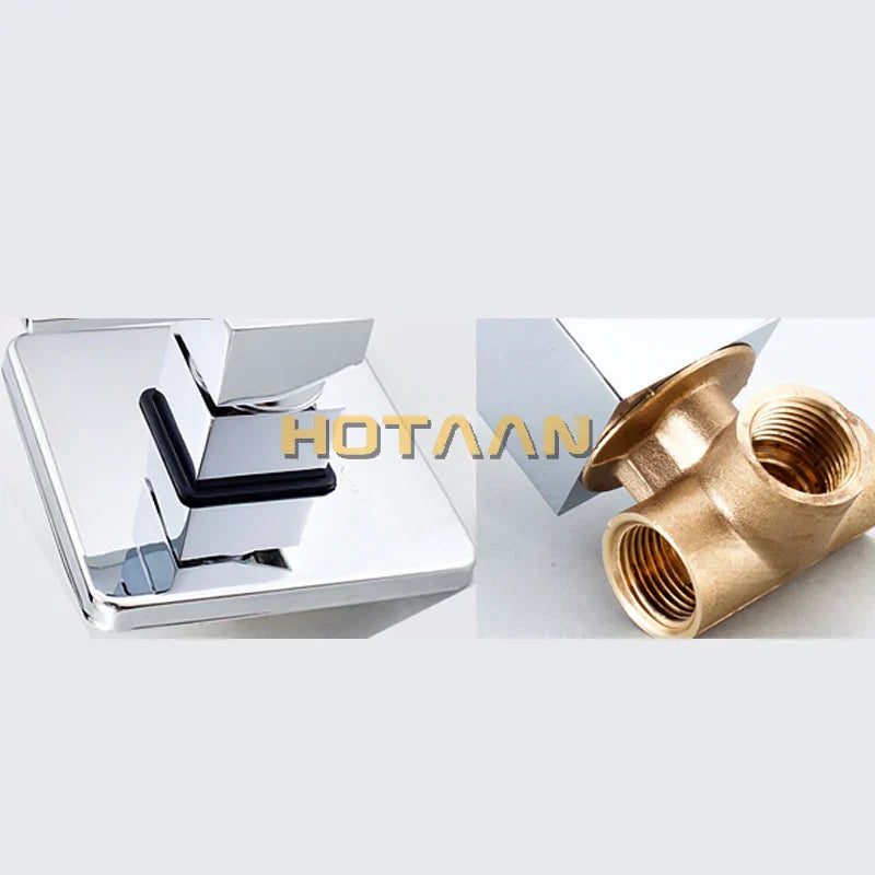 DecorBites™ Brass Concealed Shower Mixer Valve - Hotel Quality Wall Faucet Switch - 5308