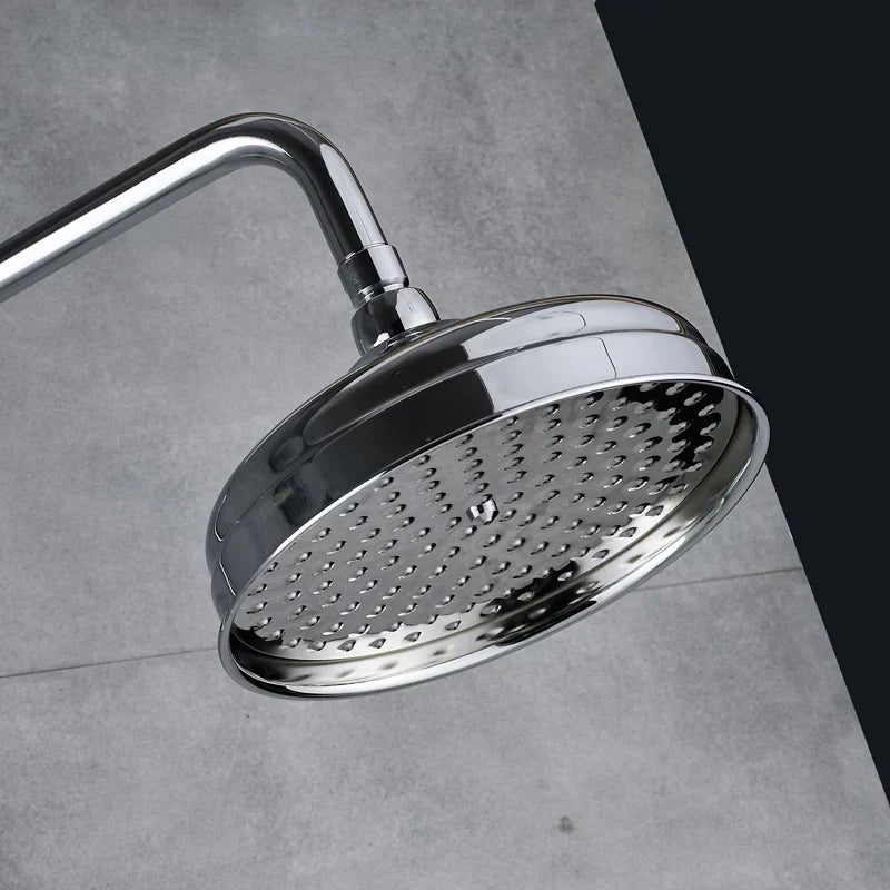DecorBites™ Brass Shower Mixer Faucet Set with Handshower and 8" Rainfall Head
