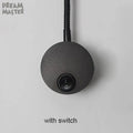 DecorBites™ LED Mirror Light Bedside Lamp | Modern Minimalist Wall Lighting in Black