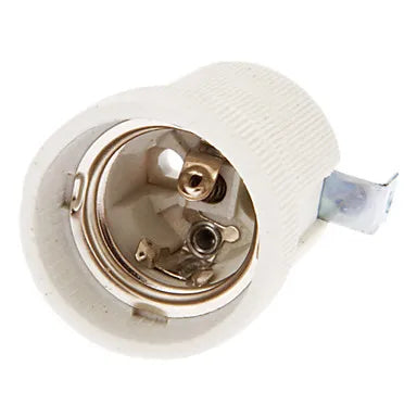 DecorBites™ Ceramic E27 Socket Lamp Holder Base Bulb - Top Quality Brand