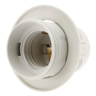 DecorBites™ E27 Lamp Bulb Holder Fitting, Black/White, 110v-220v Lighting Accessory