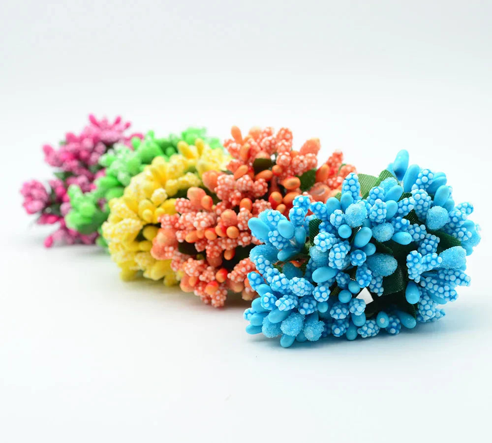 DecorBites™ Artificial Stamen Flowers for Home Wedding DIY Decor