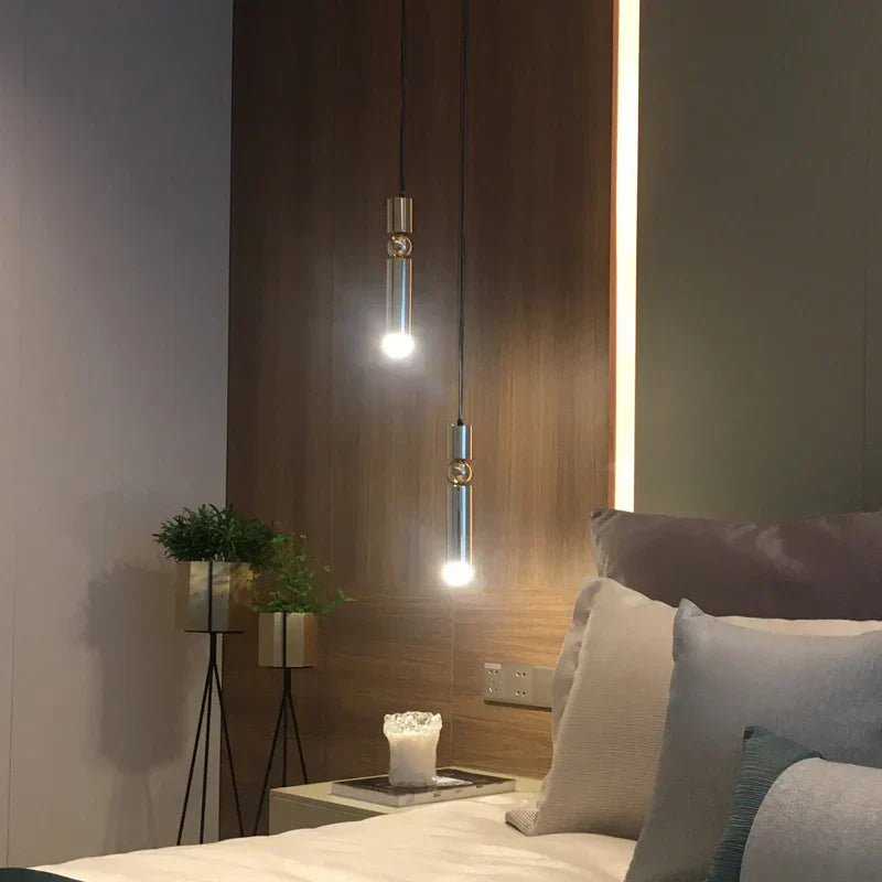 DecorBites™ Brass Pendant Light - Modern Minimalist Nordic Bar Small LED Hang Lamp