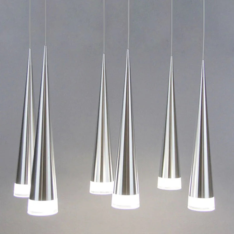 DecorBites™ Conical Pendant Light 5W Aluminum Hand Lighting for Dining Room & Bar