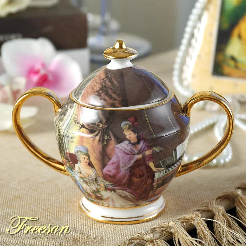 DecorBites™ Bone China Sugar Bowl & Creamer Set