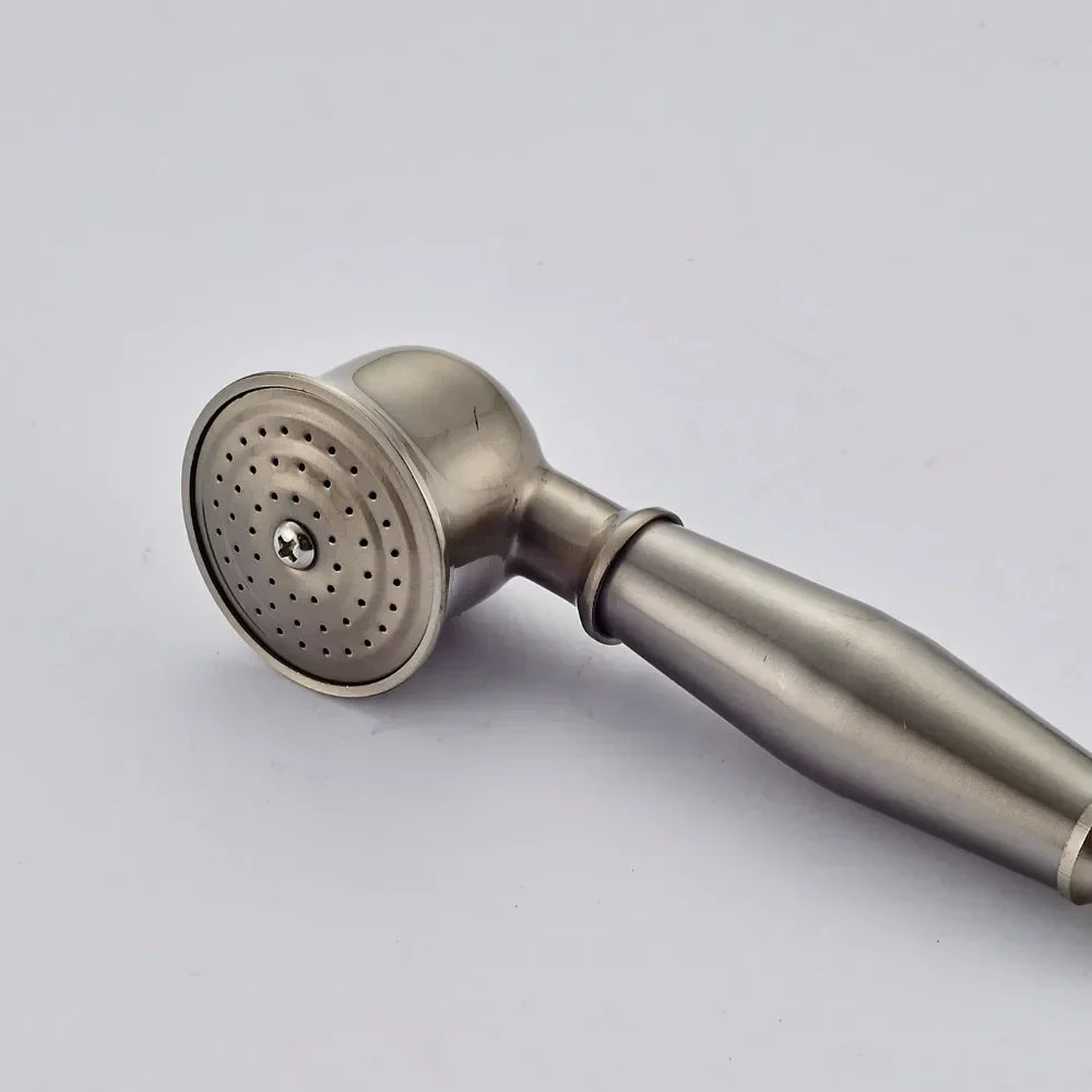 DecorBites™ Brass Hand Shower Head: Premium Replacement Sprayer for Shower Faucet