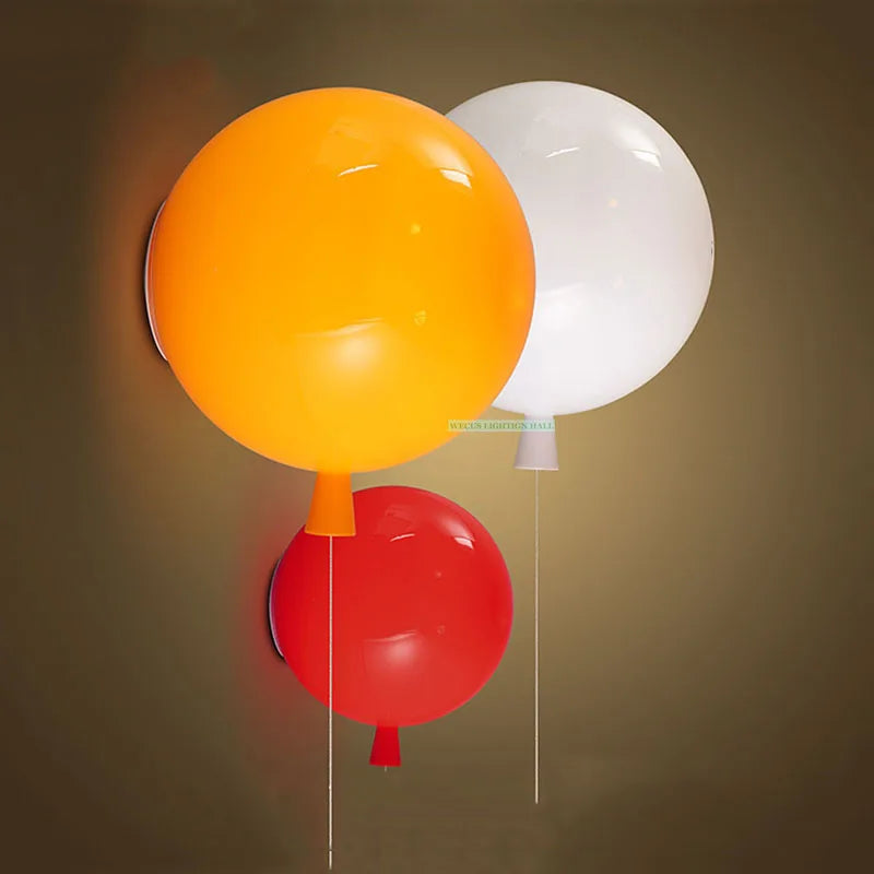 DecorBites™ Balloon Lamps Wall Light for Baby Child Room Stair Corridor Bedside Decoration