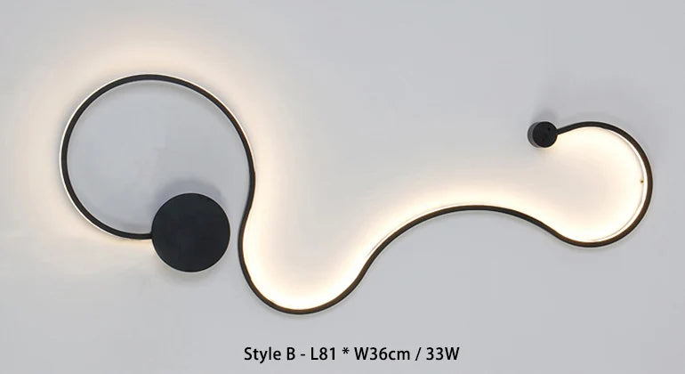 DecorBites™ LED Wall Sconce Lighting for Modern Living Room and Bedroom Decor