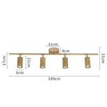 DecorBites™ LED Golden Ceiling Spotlight for Living & Dining Room - Modern Luminaria Lamp
