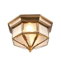 DecorBites™ Copper Ceiling Lamp: Retro American European Living Room Bedroom Light