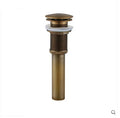 DecorBites™ Antique Brass Basin Sink Drain - 6 Styles