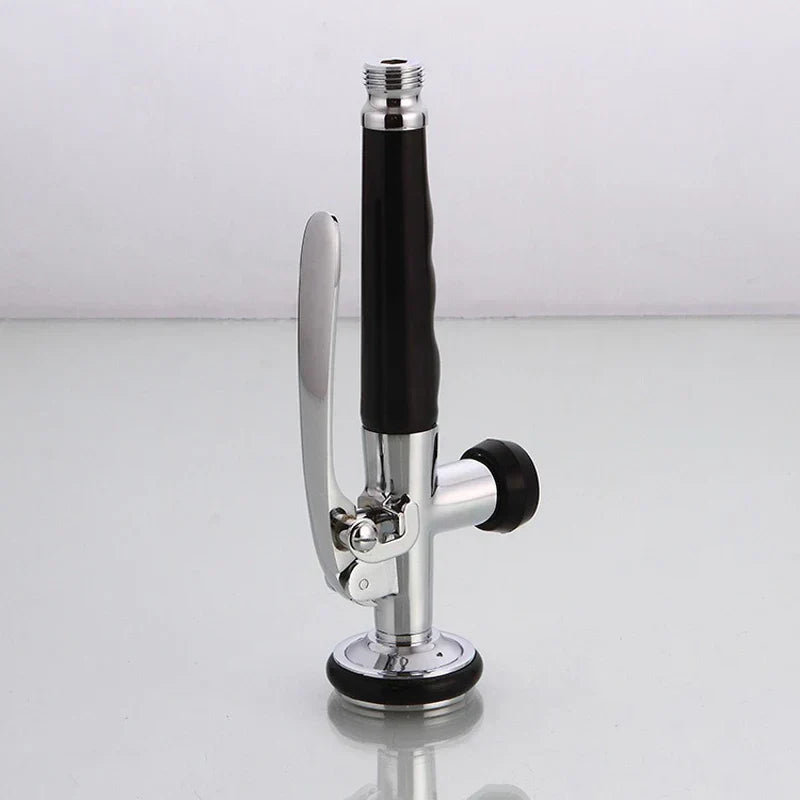 DecorBites™ Brass Kitchen Sprayer Head with Lock in Chrome/Brushed Nickel Finish