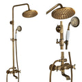 DecorBites™ Dual Handle Shower Faucet Set with 8" Rain Shower Head