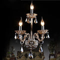 DecorBites™ Clear Crystal Wall Lamp with LED Bulbs for Luxury Bedside Lighting