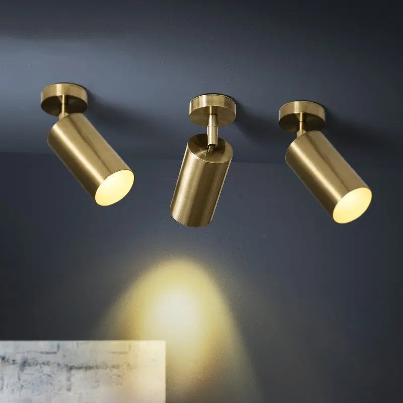DecorBites™ LED Golden Ceiling Spotlight for Living & Dining Room - Modern Luminaria Lamp