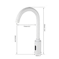 DecorBites™ Automatic Sensor Bathroom Faucet, Solid Brass, Water Saving, Touch-Free Electric Tap