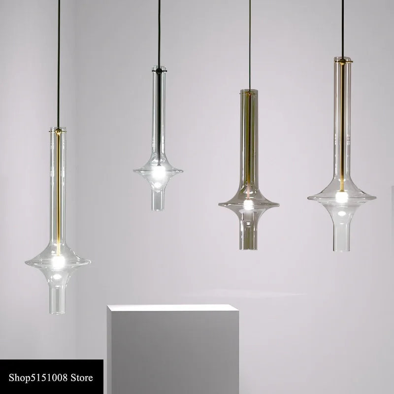 DecorBites™ Glass Pendant Light: Stylish Nordic Luxury Kitchen and Bedroom Hanging Lamp