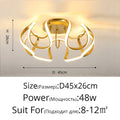 DecorBites™ LED Chandelier Modern Indoor Lighting for Living Room Study Parlor Bedroom