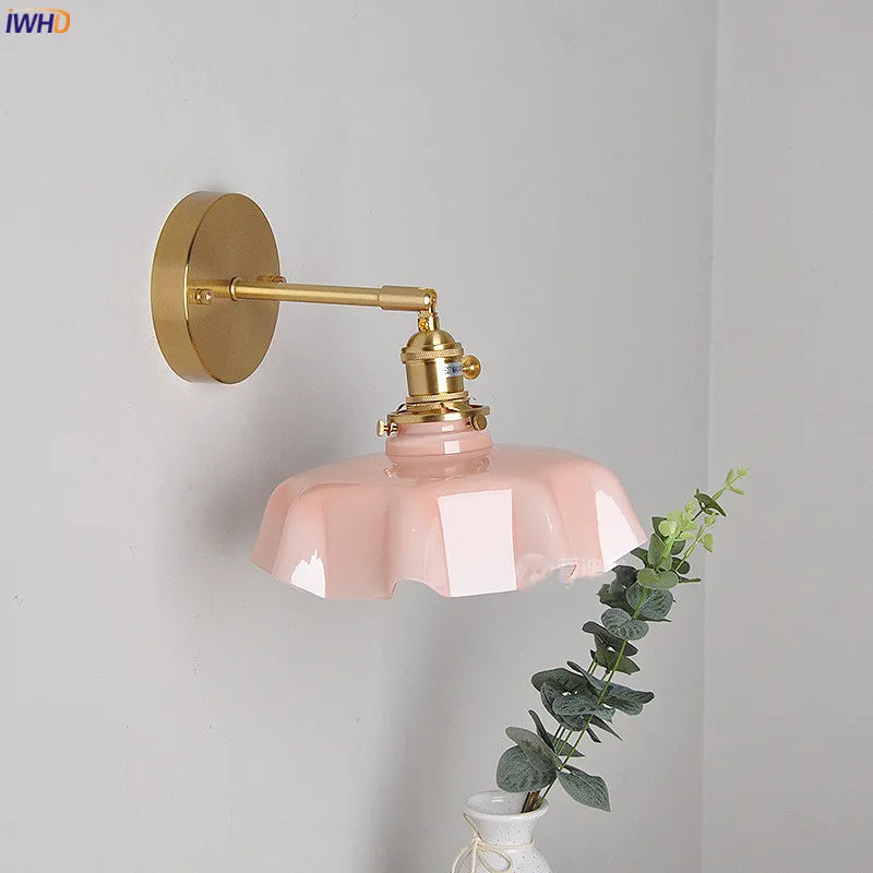 DecorBites™ LED Glass Wall Lamp Modern Nordic Design for Bedroom Living Room