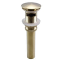 DecorBites™ Brushed Gold Basin Faucet: Single Handle Wall Mount Brass Mixer Tap, Cold/Hot Water