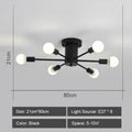 DecorBites™ LED Metal Chandeliers for Living Room - Stylish Ceiling Light for Home Decor