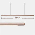 DecorBites™ Black Walnut Wood Pendant Lights: Minimalist LED Dining Room Hanglamp