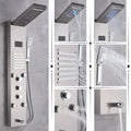 DecorBites™ LED Shower Panel Column Bathtub Mixer Tap with Temperature Screen Massage.