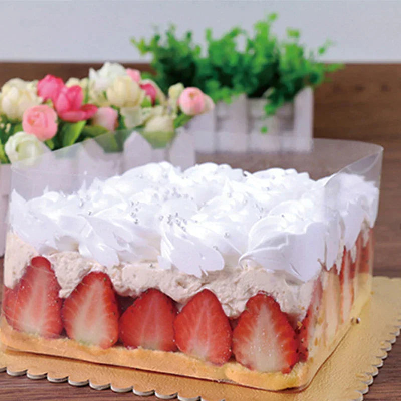 DecorBites™ Cake Edge Wrap: DIY Mousse Cake Decorating Tool for Perfect Dessert Surrounding