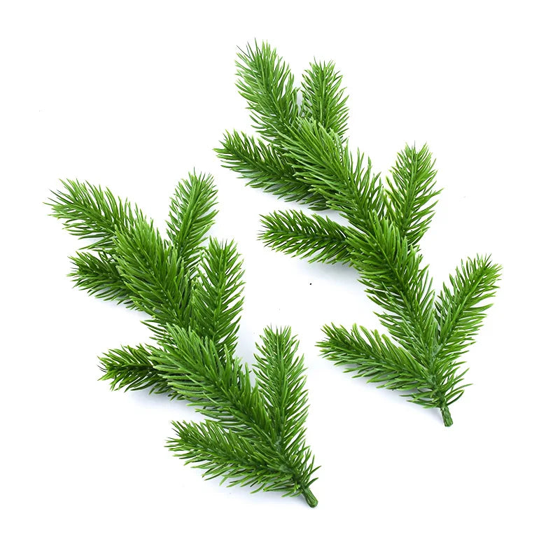 DecorBites™ Artificial Pine Needle Plants for Christmas Decor and DIY Wreaths