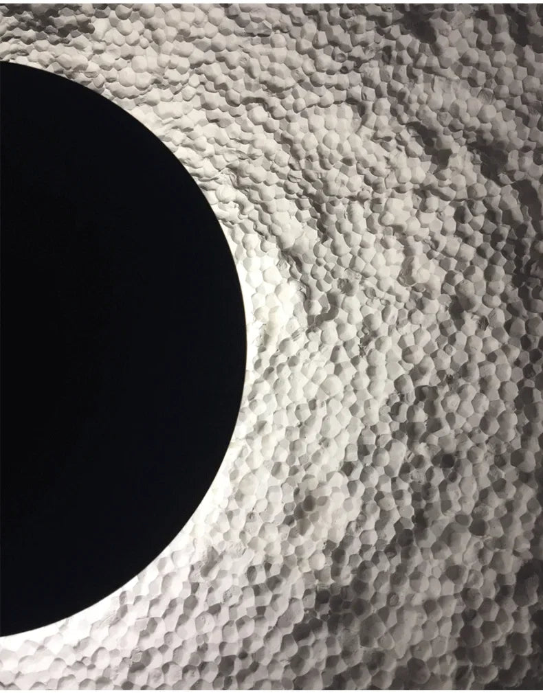 DecorBites™ Circle Wall Lamps: Nordic Loft Style Resin Art Sconces for Indoor Lighting