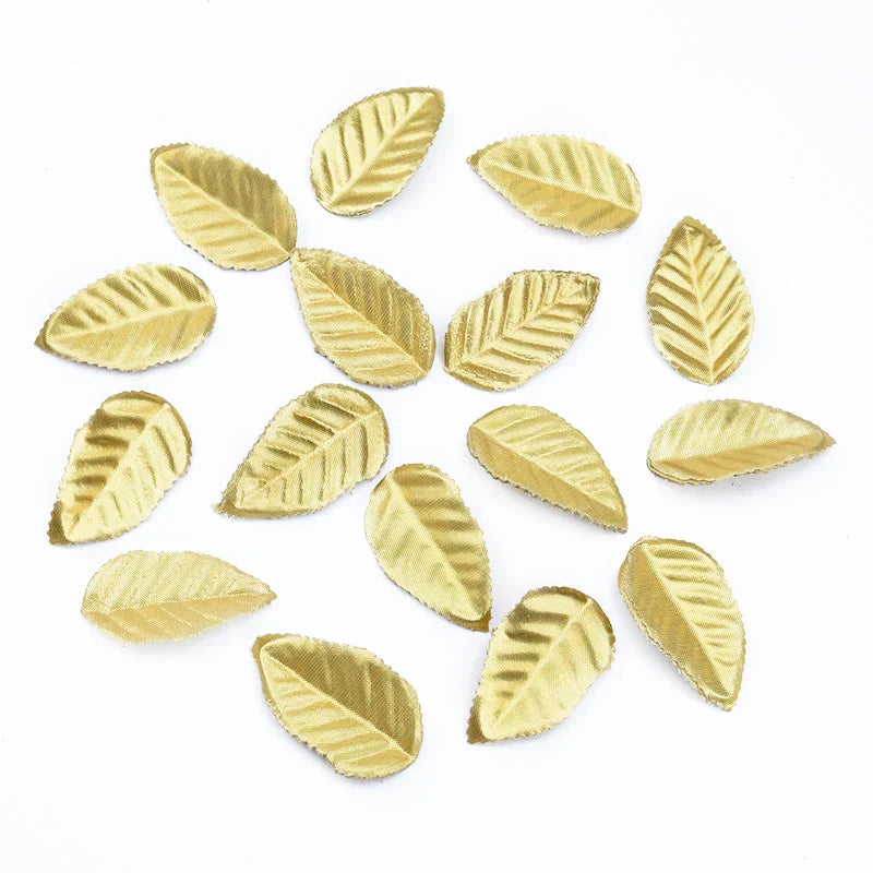 DecorBites™ Christmas Crafts Silk Leaf Home Wedding Decorative Flowers Wreaths Artificial Plants