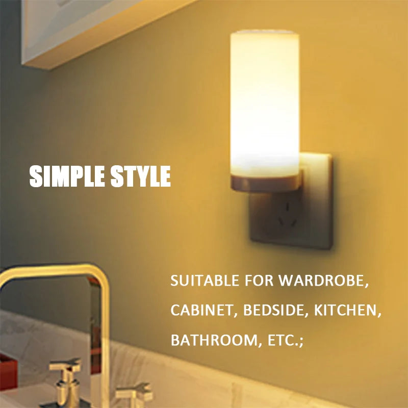 DecorBites™ LED Night Light with Remote Control and Timer for Bedroom Bedside