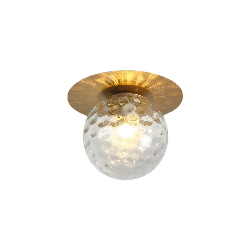 DecorBites™ Glass Ball Ceiling Light Fixture for Bedroom Hallway Stairs - Aisel Home Lighting
