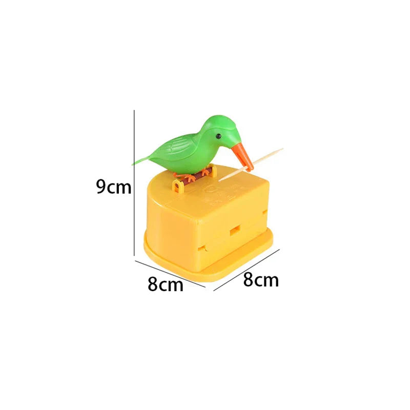 DecorBites™ Birdie Toothpick Holder: Cute Kitchen Storage Dispenser Box for Toothpicks