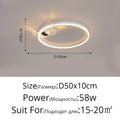 DecorBites™ LED Chandelier: Modern Indoor Lighting for Bedroom, Study, Living Room - Luster Lamps