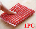 DecorBites™ Kitchen Cleaning Set: Non-Stick Scouring Pad, Linoleum Cloth, Towel, Sponge & Dish Cloth