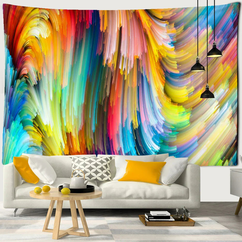 DecorBites™ Boheme Mandala 3D Tapestry for Home Decor and Wall Hanging