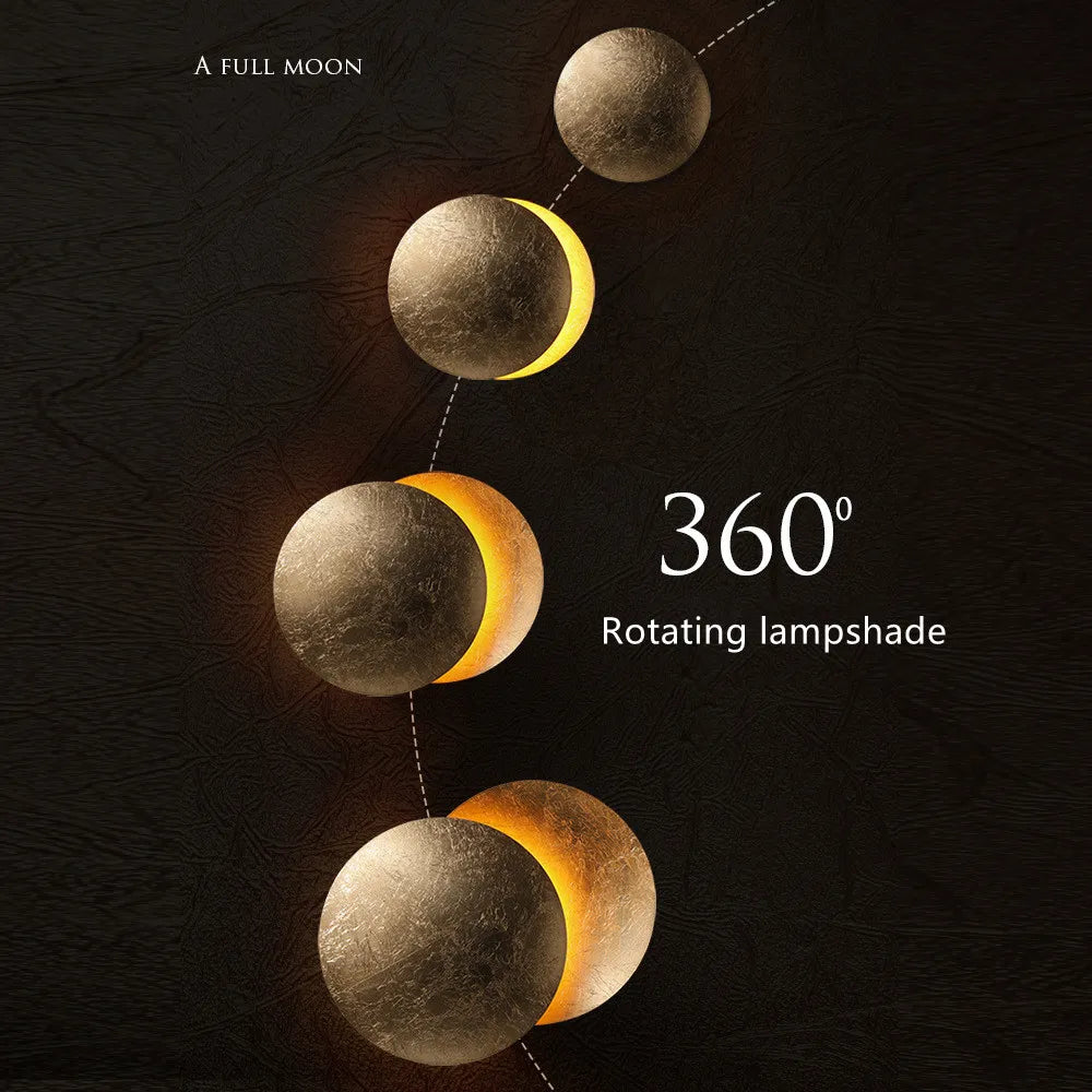 DecorBites™ LED Solar Eclipse Wall Lamp for Modern Indoor Lighting
