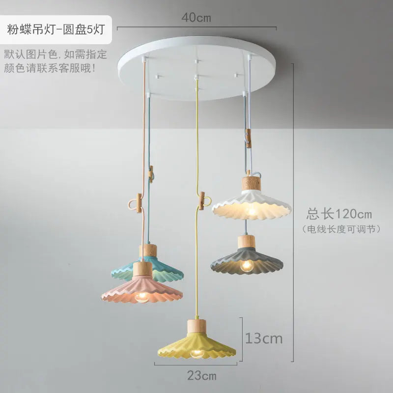 DecorBites™ Cement LED Pendant Lights: Modern Nordic Style for Restaurant, Bedroom, Living Room