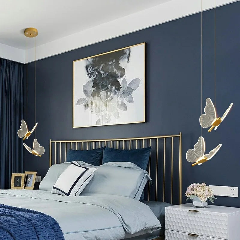 DecorBites™ Butterfly Pendant Lamp: Stylish Suspension Hanging Light for Bedroom, Living Room, Bar
