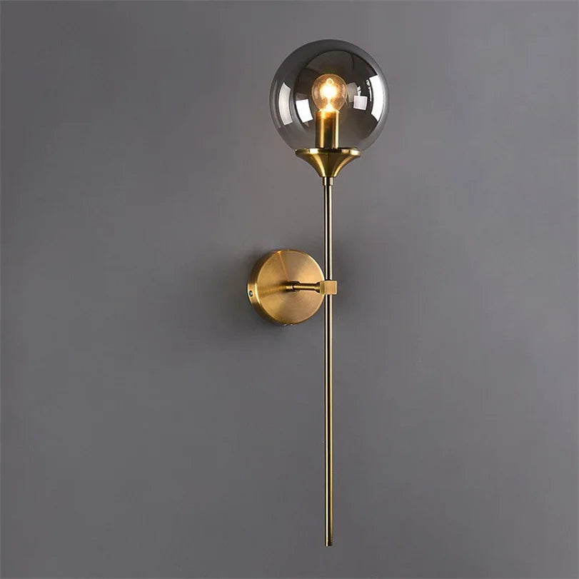 DecorBites™ Glass Wall Lamp with LED for Home Decor and Bedroom Lighting