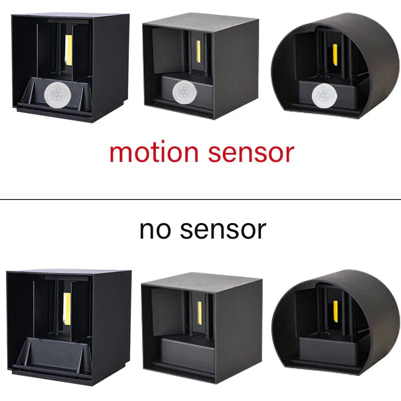 DecorBites™ LED Motion Sensor Wall Lamp IP65 Waterproof 9W 12W 20W Indoor Outdoor Sconce