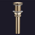 DecorBites™ Brushed Gold Vessel Sink Pop-Up Drain Assembly Kit