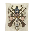 DecorBites™ Baphomet Tarot Witchcraft Tapestry: Mysterious Occult Moon Wall Decor