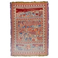 DecorBites™ Bohemian Knitted Sofa Cover with Tassels - Soft Double Sided Couch Blanket