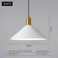DecorBites™ Black Gold LED Pendant Lights for Home Restaurant Loft Bar Industrial Decor