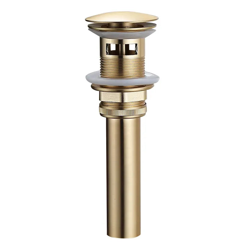 DecorBites™ Brushed Gold Vessel Sink Pop-Up Drain Assembly Kit